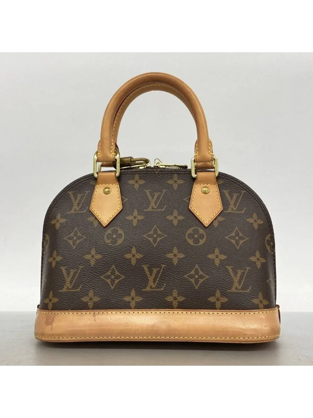 Louis Vuitton Monogram Alma BB Brown Handbag